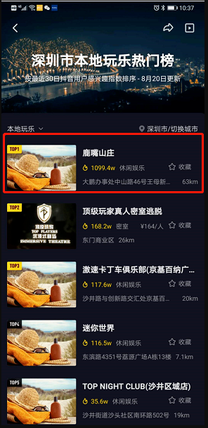 抖音代运营成功案例《鹿嘴山庄》