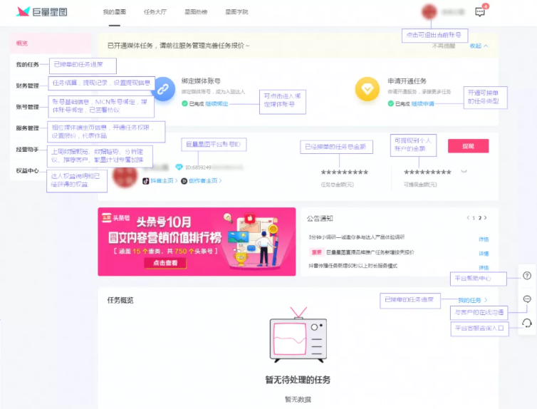 新人怎么入驻抖音巨量星图达人必读手册（值得收藏）